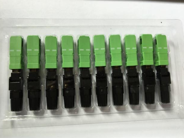 Connettore rapido SC DF-5501 – Prelucidato, senza attrezzi, per cavo flessibile FTTH