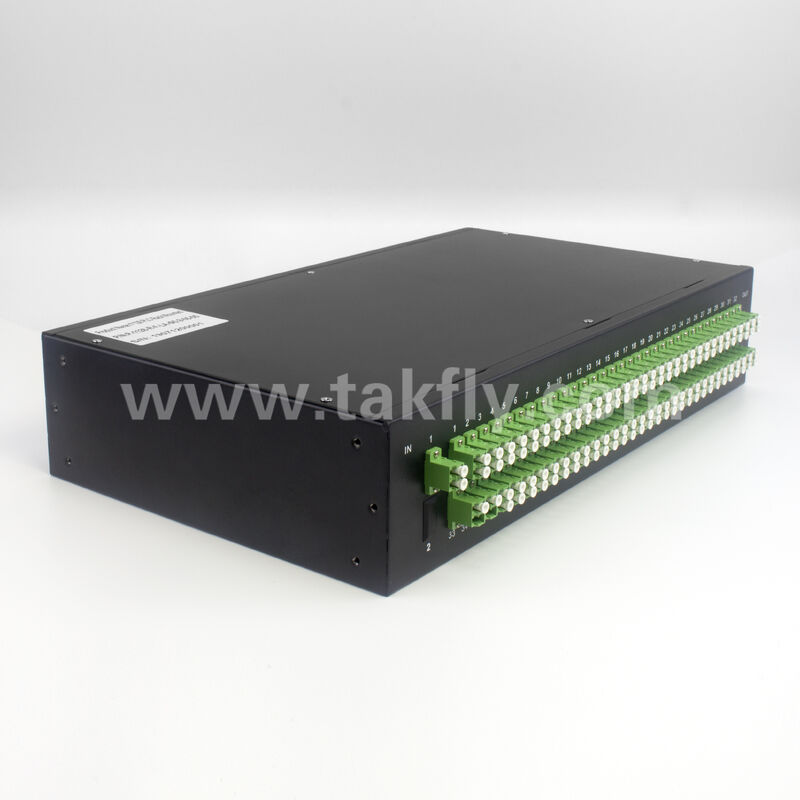 1×128 PLC con alto conteggio delle porte Splitter Rack Mount Patch Panel Ultra High Density Distribuzione FTTX