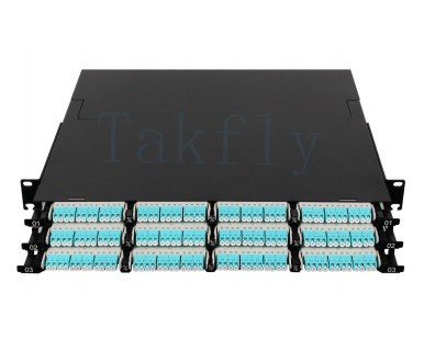1U 144C Ultra-High-Density MPO Patch Panel 12 slot per cassette, 144 core LC, per la connessione MDF/IDF
