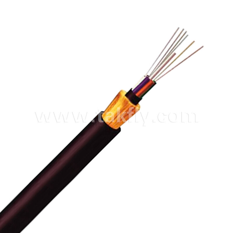 ADSS-100M All-Dielectric Self-Supporting Aerial Cable – 4 to 96 Fibers, 100m Span