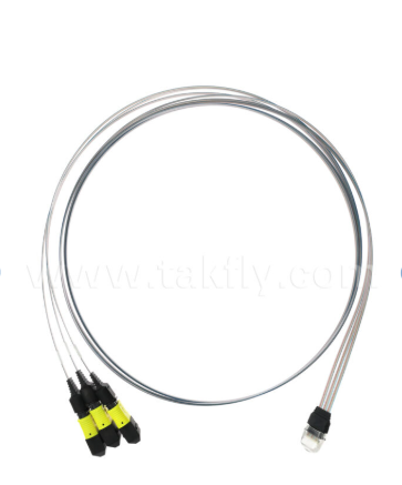MTP 12CH×3 a 36 canale Fiber Array Assembly 3×12CH MTP connettori a 36CH V-Groove FAU, bassa perdita di inserimento, per 1.6T trasmettitori ottici e optica co-confezionata (CPO)