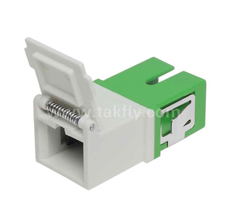 Adapter SC Simplex con copertura esterna e persiana anteriore
