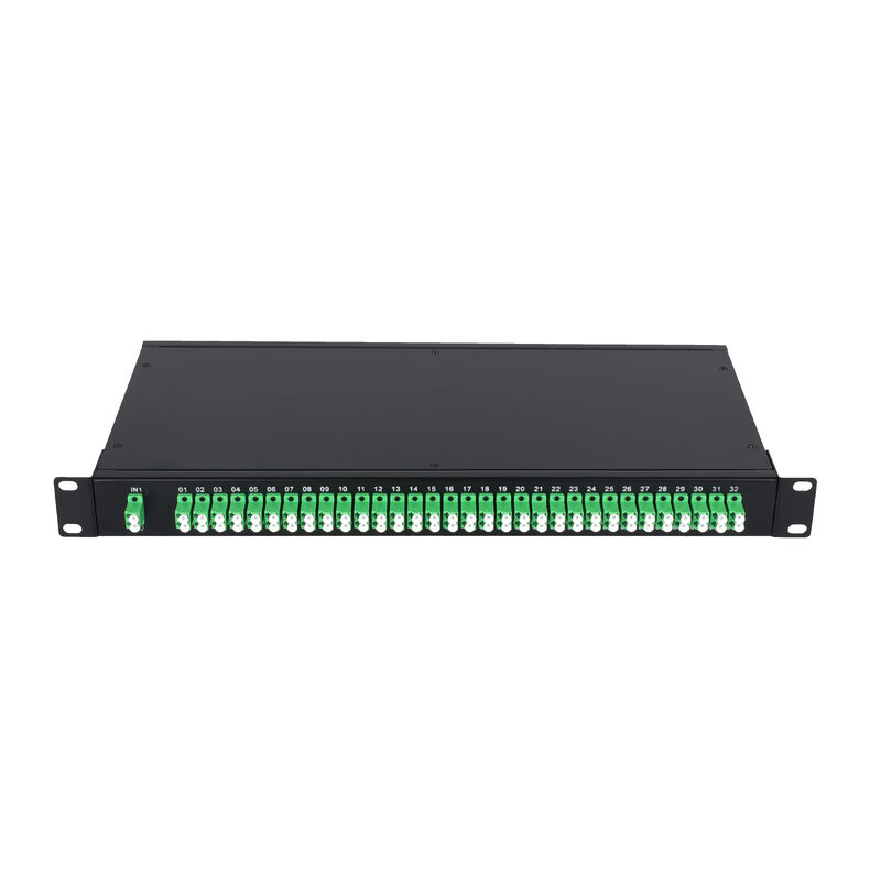 OEM 1U 19Inch 2x64 Rack Mount LC Fiber Optic PLC Splitter per Data Center FTTx