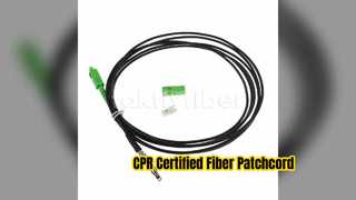 Cavo patch in fibra ottica CPR Dca SM G657AB3 LSZH
