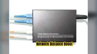 Estendi la distanza di rete fino a 120 km Convertitore multimediale in fibra