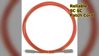 SC SC Patch Cord Duplex Simplex Connessione affidabile
